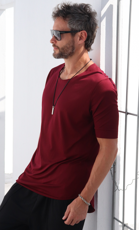 Camiseta URBAN Vinotinto