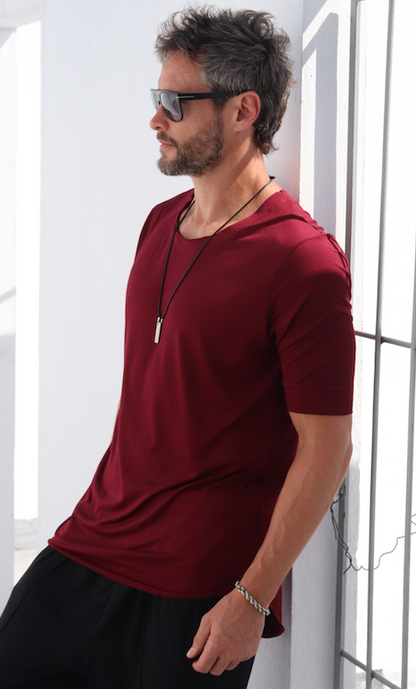 Camiseta URBAN Vino Tinto