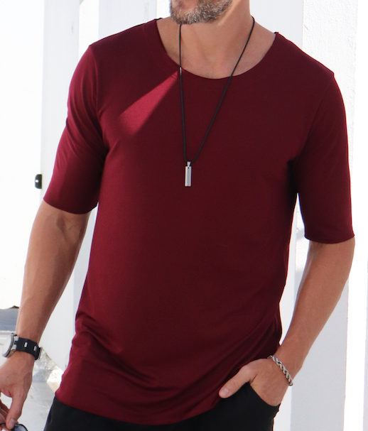 Camiseta URBAN Vino Tinto