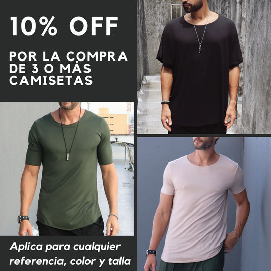 PACK X 3+ Camisetas (10% Off)