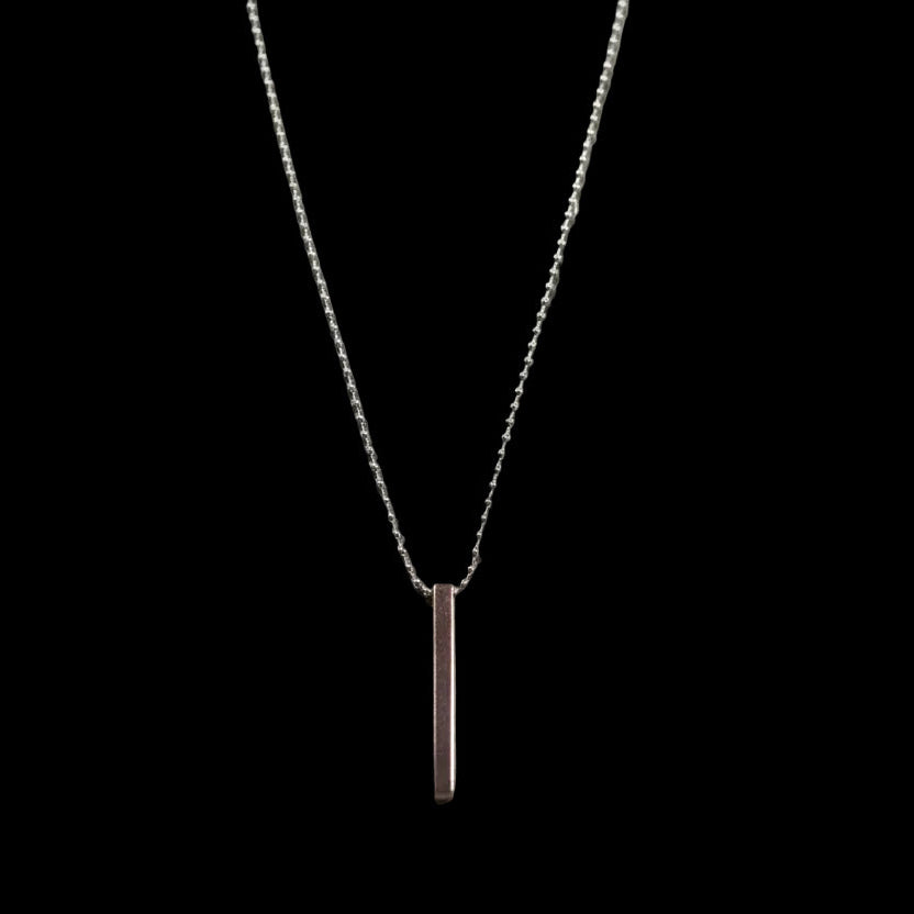 BATTERY Silver Necklace