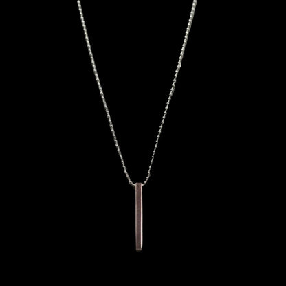 BATTERY Silver Necklace