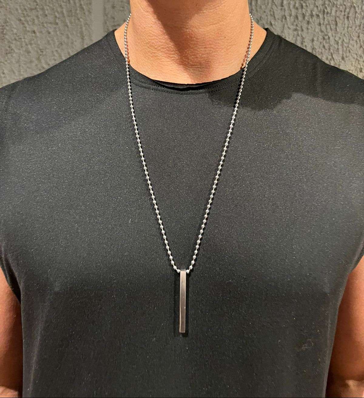 BATTERY Silver Necklace