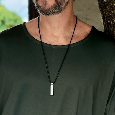 BATTERY Silver Necklace